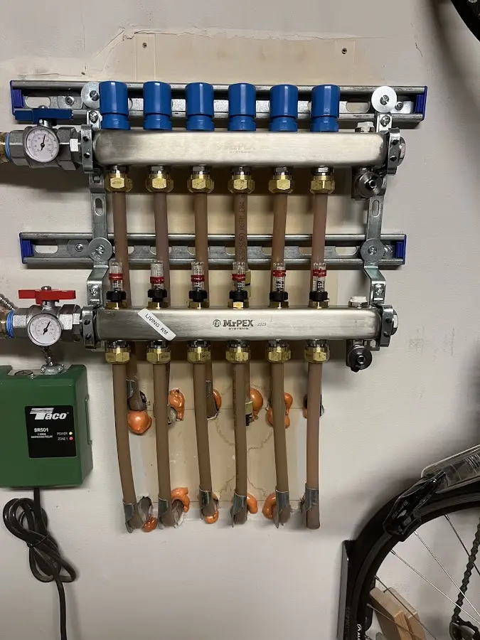 Plumber performing Gas Line Installation at a residential property in Sultan